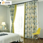 DIHIN HOME Pastoral Big Leaves Printed Curtains With Yellow Fabric,Blackout Grommet Window Curtain for Living Room ,52x63-inch,1 Panel Roman Shades Curtains Window Blinds custom curtains blackout curtains curtains for living room sheer curtains curtain fabric linen curtains kitchen curtains velvet curtains pinch pleat curtains bay window curtains outdoor curtains pleated curtains floral curtains dining room curtains kitchen valances drapes for bedroom patio curtains nursery curtains grommet curtains