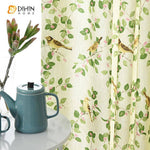DIHIN HOME Pastoral Bird and Flower Printed Curtains ,Blackout Grommet Window Curtain for Living Room ,52x63-inch,1 Panel Roman Shades Curtains Window Blinds custom curtains blackout curtains curtains for living room sheer curtains curtain fabric linen curtains kitchen curtains velvet curtains pinch pleat curtains bay window curtains outdoor curtains pleated curtains floral curtains dining room curtains kitchen valances drapes for bedroom patio curtains nursery curtains grommet curtains