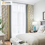 DIHIN HOME Pastoral Bird and Tree Printed Spliced Curtains，Blackout Grommet Window Curtain for Living Room ,52x63-inch,1 Panel Roman Shades Curtains Window Blinds custom curtains blackout curtains curtains for living room sheer curtains curtain fabric linen curtains kitchen curtains velvet curtains pinch pleat curtains bay window curtains outdoor curtains pleated curtains floral curtains dining room curtains kitchen valances drapes for bedroom patio curtains nursery curtains grommet curtains
