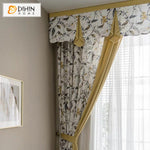 DIHIN HOME Pastoral Bird and Tree Printed Valance,Blackout Curtains Grommet Window Curtain for Living Room ,52x84-inch,1 Panel Roman Shades Curtains Window Blinds custom curtains blackout curtains curtains for living room sheer curtains curtain fabric linen curtains kitchen curtains velvet curtains pinch pleat curtains bay window curtains outdoor curtains pleated curtains floral curtains dining room curtains kitchen valances drapes for bedroom patio curtains nursery curtains grommet curtains