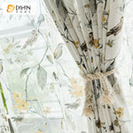 DIHIN HOME Pastoral Bird Printed,Blackout Grommet Window Curtain for Living Room ,52x63-inch,1 Panel Roman Shades Curtains Window Blinds custom curtains blackout curtains curtains for living room sheer curtains curtain fabric linen curtains kitchen curtains velvet curtains pinch pleat curtains bay window curtains outdoor curtains pleated curtains floral curtains dining room curtains kitchen valances drapes for bedroom patio curtains nursery curtains grommet curtains