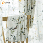 DIHIN HOME Pastoral Bird Printed,Blackout Grommet Window Curtain for Living Room ,52x63-inch,1 Panel Roman Shades Curtains Window Blinds custom curtains blackout curtains curtains for living room sheer curtains curtain fabric linen curtains kitchen curtains velvet curtains pinch pleat curtains bay window curtains outdoor curtains pleated curtains floral curtains dining room curtains kitchen valances drapes for bedroom patio curtains nursery curtains grommet curtains