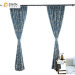 DIHIN HOME Pastoral Blue Color Double Sides White Twig Printed,Blackout Curtains Grommet Window Curtain for Living Room ,52x63-inch,1 Panel Roman Shades Curtains Window Blinds custom curtains blackout curtains curtains for living room sheer curtains curtain fabric linen curtains kitchen curtains velvet curtains pinch pleat curtains bay window curtains outdoor curtains pleated curtains floral curtains dining room curtains kitchen valances drapes for bedroom patio curtains nursery curtains grommet curtains