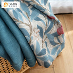 DIHIN HOME Pastoral Blue Color Flowers Printed,Blackout Grommet Window Curtain for Living Room,1 Panel Roman Shades Curtains Window Blinds custom curtains blackout curtains curtains for living room sheer curtains curtain fabric linen curtains kitchen curtains velvet curtains pinch pleat curtains bay window curtains outdoor curtains pleated curtains floral curtains dining room curtains kitchen valances drapes for bedroom patio curtains nursery curtains grommet curtains