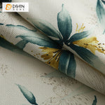 DIHIN HOME Pastoral Blue Color Leaves Printing,Blackout Grommet Window Curtain for Living Room,1 Panel Roman Shades Curtains Window Blinds custom curtains blackout curtains curtains for living room sheer curtains curtain fabric linen curtains kitchen curtains velvet curtains pinch pleat curtains bay window curtains outdoor curtains pleated curtains floral curtains dining room curtains kitchen valances drapes for bedroom patio curtains nursery curtains grommet curtains