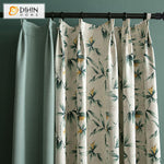 DIHIN HOME Pastoral Blue Color Leaves Printing,Blackout Grommet Window Curtain for Living Room,1 Panel Roman Shades Curtains Window Blinds custom curtains blackout curtains curtains for living room sheer curtains curtain fabric linen curtains kitchen curtains velvet curtains pinch pleat curtains bay window curtains outdoor curtains pleated curtains floral curtains dining room curtains kitchen valances drapes for bedroom patio curtains nursery curtains grommet curtains