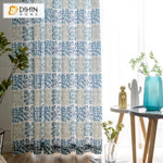DIHIN HOME Pastoral Blue Flower Printed Curtains ,Blackout Grommet Window Curtain for Living Room ,52x63-inch,1 Panel Roman Shades Curtains Window Blinds custom curtains blackout curtains curtains for living room sheer curtains curtain fabric linen curtains kitchen curtains velvet curtains pinch pleat curtains bay window curtains outdoor curtains pleated curtains floral curtains dining room curtains kitchen valances drapes for bedroom patio curtains nursery curtains grommet curtains