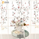 DIHIN HOME Pastoral Blue Flowers Embroidered Curtains,Grommet Window Curtain for Living Room,52x63-inch,1 Panel Roman Shades Curtains Window Blinds custom curtains blackout curtains curtains for living room sheer curtains curtain fabric linen curtains kitchen curtains velvet curtains pinch pleat curtains bay window curtains outdoor curtains pleated curtains floral curtains dining room curtains kitchen valances drapes for bedroom patio curtains nursery curtains grommet curtains