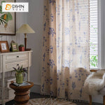 DIHIN HOME Pastoral Blue Flowers Printed,Blackout Grommet Window Curtain for Living Room ,52x63-inch,1 Panel Roman Shades Curtains Window Blinds custom curtains blackout curtains curtains for living room sheer curtains curtain fabric linen curtains kitchen curtains velvet curtains pinch pleat curtains bay window curtains outdoor curtains pleated curtains floral curtains dining room curtains kitchen valances drapes for bedroom patio curtains nursery curtains grommet curtains