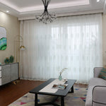 DIHIN HOME Pastoral Blue Trees Emboridered,Sheer Curtain, Grommet Window Curtain for Living Room ,52x63-inch,1 Panel Roman Shades Curtains Window Blinds custom curtains blackout curtains curtains for living room sheer curtains curtain fabric linen curtains kitchen curtains velvet curtains pinch pleat curtains bay window curtains outdoor curtains pleated curtains floral curtains dining room curtains kitchen valances drapes for bedroom patio curtains nursery curtains grommet curtains