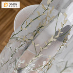 DIHIN HOME Pastoral Branches and Leaves Embroidered Sheer Curtains,Grommet Window Curtain for Living Room ,52x63-inch,1 Panel Roman Shades Curtains Window Blinds custom curtains blackout curtains curtains for living room sheer curtains curtain fabric linen curtains kitchen curtains velvet curtains pinch pleat curtains bay window curtains outdoor curtains pleated curtains floral curtains dining room curtains kitchen valances drapes for bedroom patio curtains nursery curtains grommet curtains