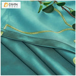 DIHIN HOME Pastoral Chinese Style Magpie Pattern High Precision Imitation Silk Embroidered Curtains,Blackout Grommet Window Curtain for Living Room ,52x63-inch,1 Panel Roman Shades Curtains Window Blinds custom curtains blackout curtains curtains for living room sheer curtains curtain fabric linen curtains kitchen curtains velvet curtains pinch pleat curtains bay window curtains outdoor curtains pleated curtains floral curtains dining room curtains kitchen valances drapes for bedroom patio curtains nursery 