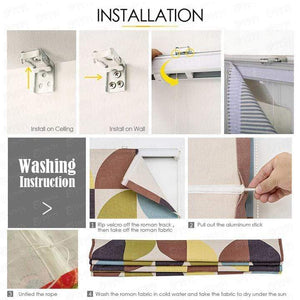 DIHIN HOME Pastoral Colorful Flowers Printed Roman Shades ,Easy Install Washable Curtains ,Customized Window Curtain Drape, 24"W X 64"H Roman Shades Curtains Window Blinds custom curtains blackout curtains curtains for living room sheer curtains curtain fabric linen curtains kitchen curtains velvet curtains pinch pleat curtains bay window curtains outdoor curtains pleated curtains floral curtains dining room curtains kitchen valances drapes for bedroom patio curtains nursery curtains grommet curtains