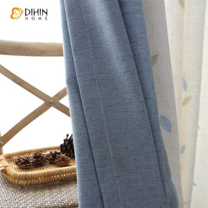DIHIN HOME Pastoral Colorful Leaves Cotton / Linen Embroidered Curtains,Blackout Grommet Window Curtain for Living Room ,52x63-inch,1 Panel Roman Shades Curtains Window Blinds custom curtains blackout curtains curtains for living room sheer curtains curtain fabric linen curtains kitchen curtains velvet curtains pinch pleat curtains bay window curtains outdoor curtains pleated curtains floral curtains dining room curtains kitchen valances drapes for bedroom patio curtains nursery curtains grommet curtains
