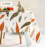 DIHIN HOME Pastoral Colorful Leaves Printed Tablecloth For Rectangle Tables,Custom Washed Linen Tablecloth,Handmade Rectangle Table Cover Roman Shades Curtains Window Blinds custom curtains blackout curtains curtains for living room sheer curtains curtain fabric linen curtains kitchen curtains velvet curtains pinch pleat curtains bay window curtains outdoor curtains pleated curtains floral curtains dining room curtains kitchen valances drapes for bedroom patio curtains nursery curtains grommet curtains