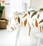 DIHIN HOME Pastoral Colorful Leaves Printed Tablecloth For Rectangle Tables,Custom Washed Linen Tablecloth,Handmade Rectangle Table Cover Roman Shades Curtains Window Blinds custom curtains blackout curtains curtains for living room sheer curtains curtain fabric linen curtains kitchen curtains velvet curtains pinch pleat curtains bay window curtains outdoor curtains pleated curtains floral curtains dining room curtains kitchen valances drapes for bedroom patio curtains nursery curtains grommet curtains