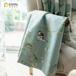 DIHIN HOME Pastoral Cotton Linen Bird and Tree Printed,Blackout Grommet Window Curtain for Living Room,1 Panel Roman Shades Curtains Window Blinds custom curtains blackout curtains curtains for living room sheer curtains curtain fabric linen curtains kitchen curtains velvet curtains pinch pleat curtains bay window curtains outdoor curtains pleated curtains floral curtains dining room curtains kitchen valances drapes for bedroom patio curtains nursery curtains grommet curtains