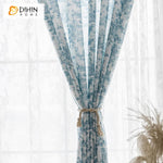 DIHIN HOME Pastoral Cotton Linen Blue and White Porcelain Color Printed,Blackout Grommet Window Curtain for Living Room ,52x63-inch,1 Panel Roman Shades Curtains Window Blinds custom curtains blackout curtains curtains for living room sheer curtains curtain fabric linen curtains kitchen curtains velvet curtains pinch pleat curtains bay window curtains outdoor curtains pleated curtains floral curtains dining room curtains kitchen valances drapes for bedroom patio curtains nursery curtains grommet curtains