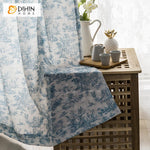 DIHIN HOME Pastoral Cotton Linen Blue and White Porcelain Color Printed,Blackout Grommet Window Curtain for Living Room ,52x63-inch,1 Panel Roman Shades Curtains Window Blinds custom curtains blackout curtains curtains for living room sheer curtains curtain fabric linen curtains kitchen curtains velvet curtains pinch pleat curtains bay window curtains outdoor curtains pleated curtains floral curtains dining room curtains kitchen valances drapes for bedroom patio curtains nursery curtains grommet curtains