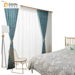 DIHIN HOME Pastoral Cotton Linen Blue Color White Leaves Embroidered,Blackout Grommet Window Curtain for Living Room ,52x63-inch,1 Panel Roman Shades Curtains Window Blinds custom curtains blackout curtains curtains for living room sheer curtains curtain fabric linen curtains kitchen curtains velvet curtains pinch pleat curtains bay window curtains outdoor curtains pleated curtains floral curtains dining room curtains kitchen valances drapes for bedroom patio curtains nursery curtains grommet curtains