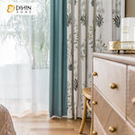 DIHIN HOME Pastoral Cotton Linen Blue Water Grass Printed,Blackout Curtains Grommet Window Curtain for Living Room ,52x63-inch,1 Panel Roman Shades Curtains Window Blinds custom curtains blackout curtains curtains for living room sheer curtains curtain fabric linen curtains kitchen curtains velvet curtains pinch pleat curtains bay window curtains outdoor curtains pleated curtains floral curtains dining room curtains kitchen valances drapes for bedroom patio curtains nursery curtains grommet curtains