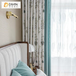 DIHIN HOME Pastoral Cotton Linen Blue Water Grass Printed,Blackout Curtains Grommet Window Curtain for Living Room ,52x63-inch,1 Panel Roman Shades Curtains Window Blinds custom curtains blackout curtains curtains for living room sheer curtains curtain fabric linen curtains kitchen curtains velvet curtains pinch pleat curtains bay window curtains outdoor curtains pleated curtains floral curtains dining room curtains kitchen valances drapes for bedroom patio curtains nursery curtains grommet curtains