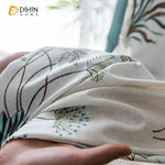 DIHIN HOME Pastoral Cotton Linen Blue Water Grass Printed,Blackout Curtains Grommet Window Curtain for Living Room ,52x63-inch,1 Panel Roman Shades Curtains Window Blinds custom curtains blackout curtains curtains for living room sheer curtains curtain fabric linen curtains kitchen curtains velvet curtains pinch pleat curtains bay window curtains outdoor curtains pleated curtains floral curtains dining room curtains kitchen valances drapes for bedroom patio curtains nursery curtains grommet curtains