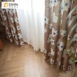 DIHIN HOME Pastoral Cotton Linen Fabric White Flowers Printed,Blackout Grommet Window Curtain for Living Room,1 Panel Roman Shades Curtains Window Blinds custom curtains blackout curtains curtains for living room sheer curtains curtain fabric linen curtains kitchen curtains velvet curtains pinch pleat curtains bay window curtains outdoor curtains pleated curtains floral curtains dining room curtains kitchen valances drapes for bedroom patio curtains nursery curtains grommet curtains
