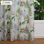 DIHIN HOME Pastoral Cotton Linen Fallen Leaves Printed Blackout Grommet Window Curtain for Living Room ,52x63-inch,1 Panel Roman Shades Curtains Window Blinds custom curtains blackout curtains curtains for living room sheer curtains curtain fabric linen curtains kitchen curtains velvet curtains pinch pleat curtains bay window curtains outdoor curtains pleated curtains floral curtains dining room curtains kitchen valances drapes for bedroom patio curtains nursery curtains grommet curtains