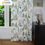 DIHIN HOME Pastoral Cotton Linen Fallen Leaves Printed Blackout Grommet Window Curtain for Living Room ,52x63-inch,1 Panel Roman Shades Curtains Window Blinds custom curtains blackout curtains curtains for living room sheer curtains curtain fabric linen curtains kitchen curtains velvet curtains pinch pleat curtains bay window curtains outdoor curtains pleated curtains floral curtains dining room curtains kitchen valances drapes for bedroom patio curtains nursery curtains grommet curtains
