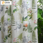 DIHIN HOME Pastoral Cotton Linen Fallen Leaves Printed Blackout Grommet Window Curtain for Living Room ,52x63-inch,1 Panel Roman Shades Curtains Window Blinds custom curtains blackout curtains curtains for living room sheer curtains curtain fabric linen curtains kitchen curtains velvet curtains pinch pleat curtains bay window curtains outdoor curtains pleated curtains floral curtains dining room curtains kitchen valances drapes for bedroom patio curtains nursery curtains grommet curtains