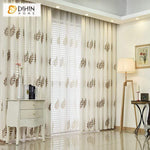 DIHIN HOME Pastoral Cotton Linen Leaves，Blackout Grommet Window Curtain for Living Room ,52x63-inch,1 Panel Roman Shades Curtains Window Blinds custom curtains blackout curtains curtains for living room sheer curtains curtain fabric linen curtains kitchen curtains velvet curtains pinch pleat curtains bay window curtains outdoor curtains pleated curtains floral curtains dining room curtains kitchen valances drapes for bedroom patio curtains nursery curtains grommet curtains