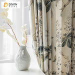 DIHIN HOME Pastoral Cotton Linen Leaves Printed Curtains,Grommet Window Curtain for Living Room ,52x63-inch,1 Panel Roman Shades Curtains Window Blinds custom curtains blackout curtains curtains for living room sheer curtains curtain fabric linen curtains kitchen curtains velvet curtains pinch pleat curtains bay window curtains outdoor curtains pleated curtains floral curtains dining room curtains kitchen valances drapes for bedroom patio curtains nursery curtains grommet curtains