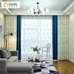 DIHIN HOME Pastoral Cotton Linen Plants Printed,Blackout Grommet Window Curtain for Living Room ,52x63-inch,1 Panel Roman Shades Curtains Window Blinds custom curtains blackout curtains curtains for living room sheer curtains curtain fabric linen curtains kitchen curtains velvet curtains pinch pleat curtains bay window curtains outdoor curtains pleated curtains floral curtains dining room curtains kitchen valances drapes for bedroom patio curtains nursery curtains grommet curtains
