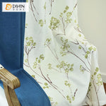 DIHIN HOME Pastoral Cotton Linen Plants Printed,Blackout Grommet Window Curtain for Living Room ,52x63-inch,1 Panel Roman Shades Curtains Window Blinds custom curtains blackout curtains curtains for living room sheer curtains curtain fabric linen curtains kitchen curtains velvet curtains pinch pleat curtains bay window curtains outdoor curtains pleated curtains floral curtains dining room curtains kitchen valances drapes for bedroom patio curtains nursery curtains grommet curtains