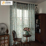 DIHIN HOME Pastoral Cotton Linen Printed Flowers,Blackout Curtains Grommet Window Curtain for Living Room ,52x63-inch,1 Panel Roman Shades Curtains Window Blinds custom curtains blackout curtains curtains for living room sheer curtains curtain fabric linen curtains kitchen curtains velvet curtains pinch pleat curtains bay window curtains outdoor curtains pleated curtains floral curtains dining room curtains kitchen valances drapes for bedroom patio curtains nursery curtains grommet curtains