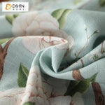 DIHIN HOME Pastoral Cotton Linen Printed Flowers,Blackout Curtains Grommet Window Curtain for Living Room ,52x63-inch,1 Panel Roman Shades Curtains Window Blinds custom curtains blackout curtains curtains for living room sheer curtains curtain fabric linen curtains kitchen curtains velvet curtains pinch pleat curtains bay window curtains outdoor curtains pleated curtains floral curtains dining room curtains kitchen valances drapes for bedroom patio curtains nursery curtains grommet curtains
