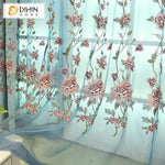 DIHIN HOME Pastoral Customized Curtain Embroidered Valance ,Blackout Curtains Grommet Window Curtain for Living Room ,52x84-inch,1 Panel Roman Shades Curtains Window Blinds custom curtains blackout curtains curtains for living room sheer curtains curtain fabric linen curtains kitchen curtains velvet curtains pinch pleat curtains bay window curtains outdoor curtains pleated curtains floral curtains dining room curtains kitchen valances drapes for bedroom patio curtains nursery curtains grommet curtains
