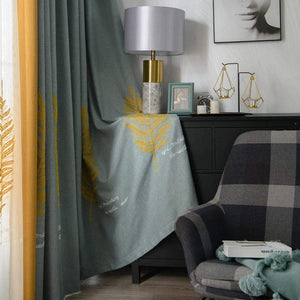 DIHIN HOME Pastoral Embroidered Leaves Spliced Curtains，Blackout Grommet Window Curtain for Living Room ,52x63-inch,1 Panel Roman Shades Curtains Window Blinds custom curtains blackout curtains curtains for living room sheer curtains curtain fabric linen curtains kitchen curtains velvet curtains pinch pleat curtains bay window curtains outdoor curtains pleated curtains floral curtains dining room curtains kitchen valances drapes for bedroom patio curtains nursery curtains grommet curtains