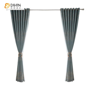 DIHIN HOME Pastoral Embroidered Tree Pattern Cotton / Linen Printed,Blackout Grommet Window Curtain for Living Room ,52x63-inch,1 Panel Roman Shades Curtains Window Blinds custom curtains blackout curtains curtains for living room sheer curtains curtain fabric linen curtains kitchen curtains velvet curtains pinch pleat curtains bay window curtains outdoor curtains pleated curtains floral curtains dining room curtains kitchen valances drapes for bedroom patio curtains nursery curtains grommet curtains