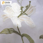DIHIN HOME Pastoral Embroidered Tulle Curtain ,Sheer Curtain, Grommet Window Curtain for Living Room ,52x63-inch,1 Panel Roman Shades Curtains Window Blinds custom curtains blackout curtains curtains for living room sheer curtains curtain fabric linen curtains kitchen curtains velvet curtains pinch pleat curtains bay window curtains outdoor curtains pleated curtains floral curtains dining room curtains kitchen valances drapes for bedroom patio curtains nursery curtains grommet curtains