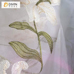 DIHIN HOME Pastoral Embroidered Tulle Curtain ,Sheer Curtain, Grommet Window Curtain for Living Room ,52x63-inch,1 Panel Roman Shades Curtains Window Blinds custom curtains blackout curtains curtains for living room sheer curtains curtain fabric linen curtains kitchen curtains velvet curtains pinch pleat curtains bay window curtains outdoor curtains pleated curtains floral curtains dining room curtains kitchen valances drapes for bedroom patio curtains nursery curtains grommet curtains