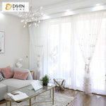 DIHIN HOME Pastoral Embroidered Window Screening ,Sheer Curtain, Grommet Window Curtain for Living Room ,52x63-inch,1 Panel Roman Shades Curtains Window Blinds custom curtains blackout curtains curtains for living room sheer curtains curtain fabric linen curtains kitchen curtains velvet curtains pinch pleat curtains bay window curtains outdoor curtains pleated curtains floral curtains dining room curtains kitchen valances drapes for bedroom patio curtains nursery curtains grommet curtains