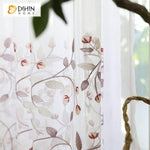 DIHIN HOME Pastoral Embroidered Window Screening ,Sheer Curtain, Grommet Window Curtain for Living Room ,52x63-inch,1 Panel Roman Shades Curtains Window Blinds custom curtains blackout curtains curtains for living room sheer curtains curtain fabric linen curtains kitchen curtains velvet curtains pinch pleat curtains bay window curtains outdoor curtains pleated curtains floral curtains dining room curtains kitchen valances drapes for bedroom patio curtains nursery curtains grommet curtains