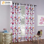 DIHIN HOME Pastoral Floral Printed Curtains,Blackout Grommet Window Curtain for Living Room ,52x63-inch,1 Panel Roman Shades Curtains Window Blinds custom curtains blackout curtains curtains for living room sheer curtains curtain fabric linen curtains kitchen curtains velvet curtains pinch pleat curtains bay window curtains outdoor curtains pleated curtains floral curtains dining room curtains kitchen valances drapes for bedroom patio curtains nursery curtains grommet curtains