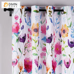 DIHIN HOME Pastoral Floral Printed Curtains,Blackout Grommet Window Curtain for Living Room ,52x63-inch,1 Panel Roman Shades Curtains Window Blinds custom curtains blackout curtains curtains for living room sheer curtains curtain fabric linen curtains kitchen curtains velvet curtains pinch pleat curtains bay window curtains outdoor curtains pleated curtains floral curtains dining room curtains kitchen valances drapes for bedroom patio curtains nursery curtains grommet curtains