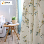 DIHIN HOME Pastoral Floral Spliced Curtains，Blackout Grommet Window Curtain for Living Room ,52x63-inch,1 Panel Roman Shades Curtains Window Blinds custom curtains blackout curtains curtains for living room sheer curtains curtain fabric linen curtains kitchen curtains velvet curtains pinch pleat curtains bay window curtains outdoor curtains pleated curtains floral curtains dining room curtains kitchen valances drapes for bedroom patio curtains nursery curtains grommet curtains