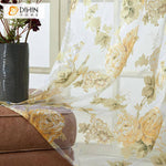 DIHIN HOME Pastoral Flower Printed Sheer Curtains,Grommet Window Curtain for Living Room ,52x63-inch,1 Panel Roman Shades Curtains Window Blinds custom curtains blackout curtains curtains for living room sheer curtains curtain fabric linen curtains kitchen curtains velvet curtains pinch pleat curtains bay window curtains outdoor curtains pleated curtains floral curtains dining room curtains kitchen valances drapes for bedroom patio curtains nursery curtains grommet curtains