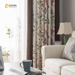 DIHIN HOME Pastoral Flower Spliced Curtains，Blackout Grommet Window Curtain for Living Room ,52x63-inch,1 Panel Roman Shades Curtains Window Blinds custom curtains blackout curtains curtains for living room sheer curtains curtain fabric linen curtains kitchen curtains velvet curtains pinch pleat curtains bay window curtains outdoor curtains pleated curtains floral curtains dining room curtains kitchen valances drapes for bedroom patio curtains nursery curtains grommet curtains