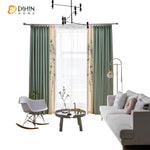 DIHIN HOME Pastoral Flowers Spliced Curtains，Blackout Grommet Window Curtain for Living Room ,52x63-inch,1 Panel Roman Shades Curtains Window Blinds custom curtains blackout curtains curtains for living room sheer curtains curtain fabric linen curtains kitchen curtains velvet curtains pinch pleat curtains bay window curtains outdoor curtains pleated curtains floral curtains dining room curtains kitchen valances drapes for bedroom patio curtains nursery curtains grommet curtains